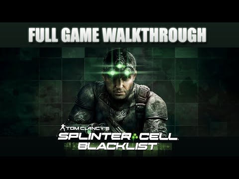 Splinter Cell - Blacklist | Full Game Perfectionist Ghost Walkthrough in 4K 60FPS No Commentary