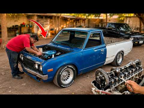ARREGLÉ RUIDO de BOTADORES en MOTOR de DATSUN y más EXTRAS a PICKUP D21