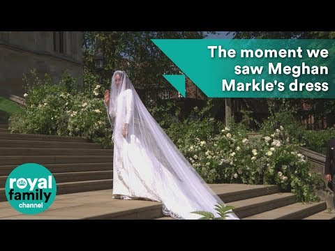Royal Wedding: The moment we saw Meghan Markle's dress