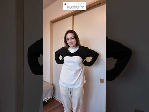 猫と一緒に 😂