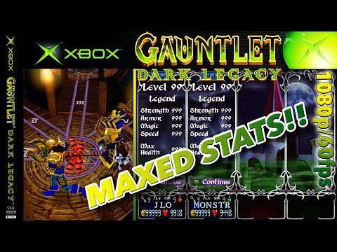 PairaGamers: "MAXED STATS!!" / Gauntlet Dark Legacy / Original Xbox / mClassic Retro Mode