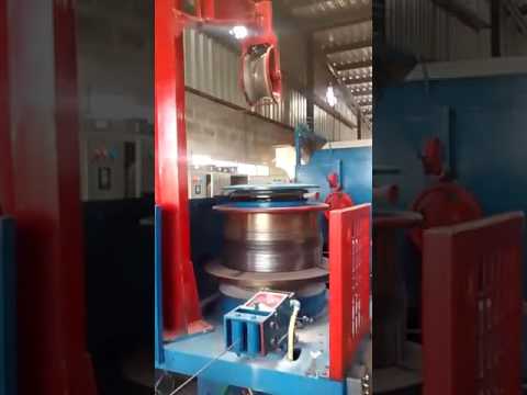 Wire overhead payoff for wire rod video { associated machinery corp ltd(amco)}ghaziabad