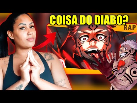MINHA MÃE OTAKU REAGINDO Rap do Sukuna (Jujutsu Kaisen) - O REI DAS MALDIÇÕES | Takeru Feat. Felícia