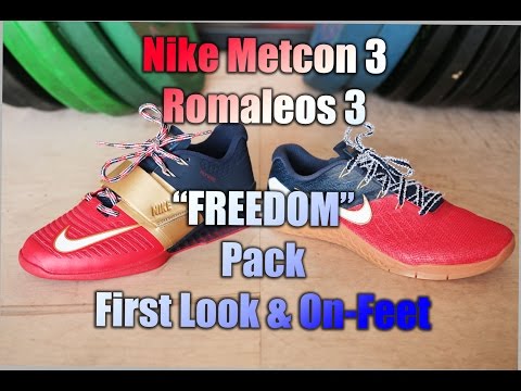 Nike Metcon 3 & Romaleos 3 "Freedom" Pack - On Feet!