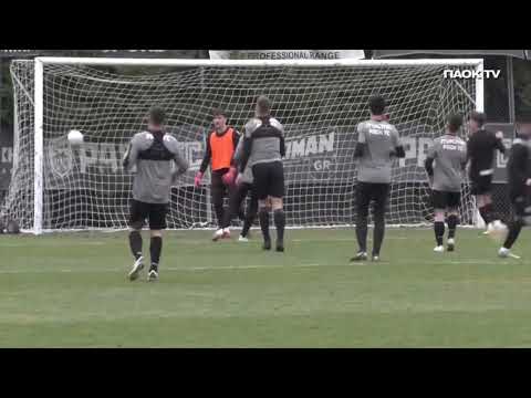 Bradonjic scores goal for PAOK(friendly game vs PAOK U19)