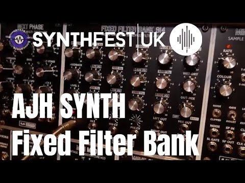 Synthfest 2018 - AJH Synth Fixed Filter Bank and S&H/Slew Modules