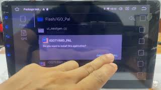 Offline map installation