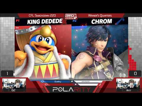 CFL Smackdown Ultimate 220 - DiZ (King Dedede) vs 4est (Chrom) - Winners Quarters