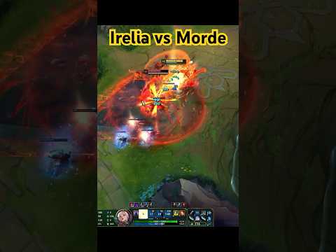 Irelia vs Mordekaiser#leagueoflegends #lol #ranked #riotgames #irelia #mordekaiser #1v1 #shorts