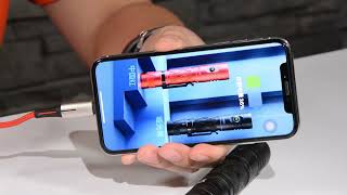 WUBEN E12R 1200流明 179米 隨身電源手電筒 4種亮度 2種閃光 TYPE-C 18650