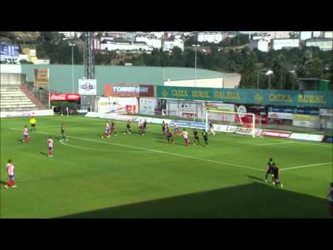 Gol de Quiroga (1-0) en el CD Lugo - Córdoba CF Jornada 3