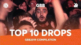 3:25 4:35 6:23 7:30 - TOP 10 DROPS 😱 Grand Beatbox Battle Solo 2019