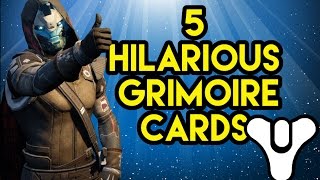 Destiny Lore TOP 5 Hilarious Grimoire Cards