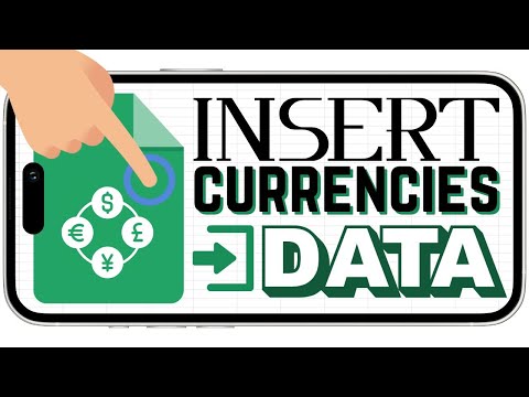Insert Currencies in your Data in the Google Sheets Mobile! (iPhone & Android)