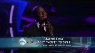 American Idol 10 - Jacob Lusk [A House Is Not A Home] - Top 12 Guys Perform
