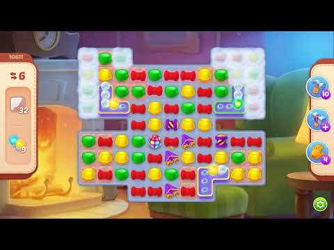 Homescapes Level 10611 No Boosters Gameplay