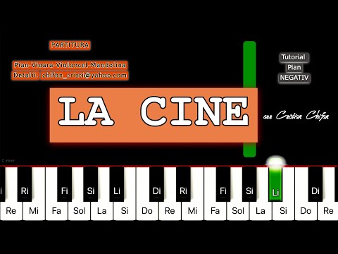 La cine tu cauti pacea TUTORIAL PIAN + PARTITURA Oprea - Rugul Aprins Eldad- Cristian Chifan NEGATIV
