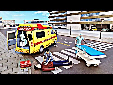 NY City Ambulance Truck Driving - Coast Guard Beach Rescue Team - Android Gameplay
