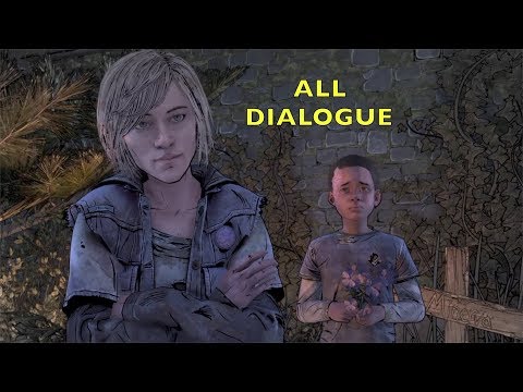 Clementine and AJ Visit the Graveyard /All Dialogue /The Walking Dead: The Final Season