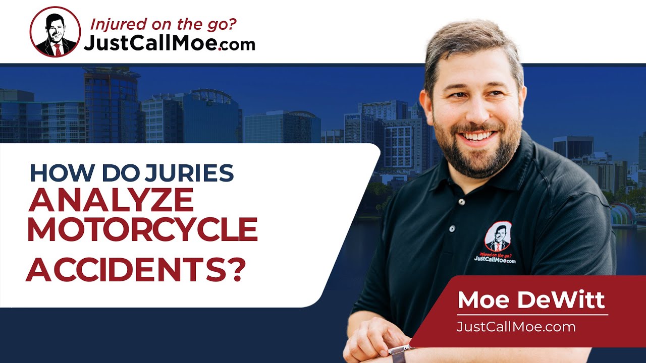 How do juries analyze motorcycle accidents?