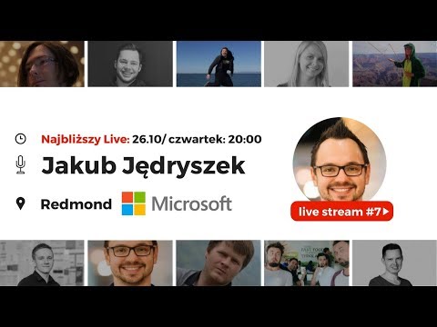 Just Join IT – Live Stream #7: Jakub Jędryszek @Microsoft - Redmond