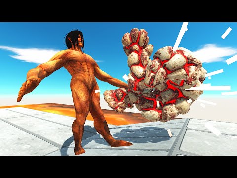 MONSTERS CLIMB THE LAVA GOLEM PATH  - Animal Revolt Battle Simulator