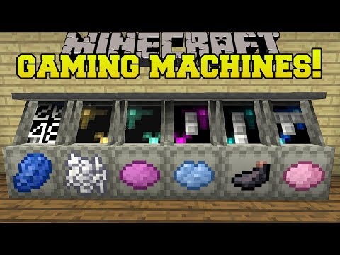 Minecraft: GAMING MACHINES!!! (MEMORY, MINESWEEPER, POKER, & MORE!) Mod Showcase Video