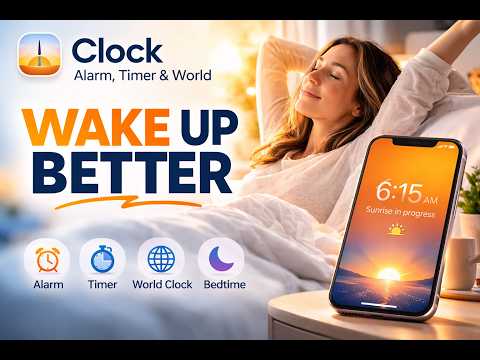 Clock: Alarm, Timer & World