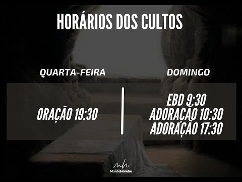 CULTO DE ADORAÇÃO - 17/10/2021 17h30
