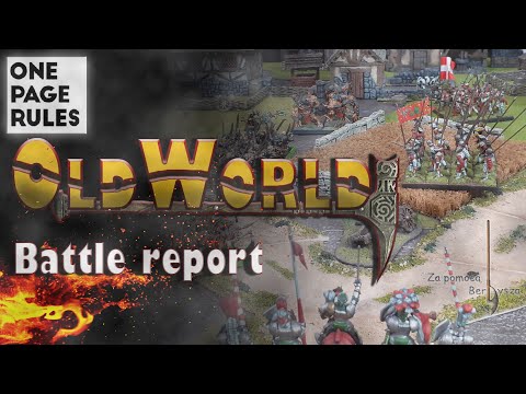 Age of Fantasy: Regiments - The Old World Battle Report. Skaven vs Empire