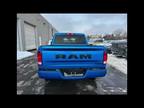 2022 Ram 1500 Classic Express 4x4 Crew Cab 5'7" Box in Blue for sale at Finch Chrysler Dodge Jeep Ram Ltd in London, ON
