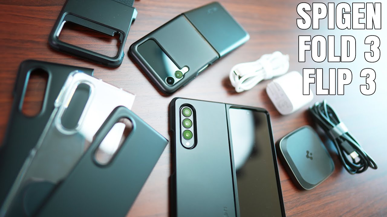 Samsung Galaxy Z Flip 3 & Fold 3 Spigen Cases and Chargers Review
