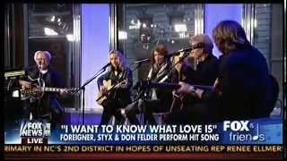 Video thumbnail of "Foreigner, Styx, and Don Felder perform "I Want to Know What Love Is""