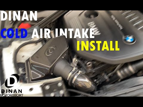 DINAN COLD AIR INTAKE INSTALL ON BMW 340i B58, SOUND CLIPS