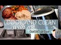 COOK AND CLEAN WITH ME // OMORC AIR FRYER REVIEW