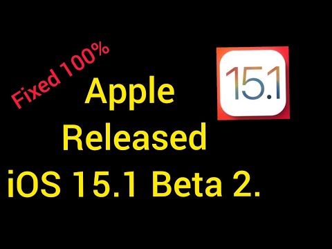How to install iOS 15.1.public beta 2;Apple Released iOS 15.1 beta 2,