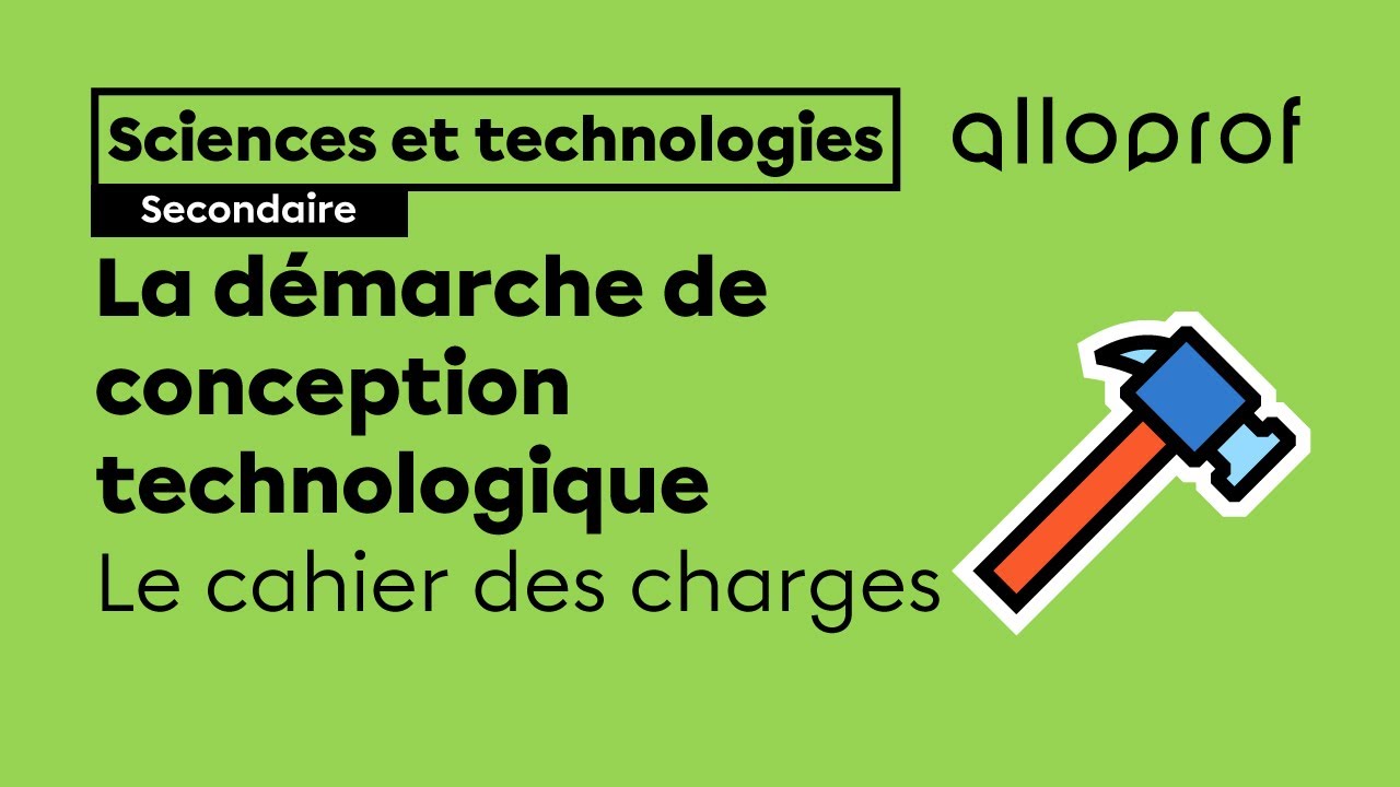 Le cahier des charges