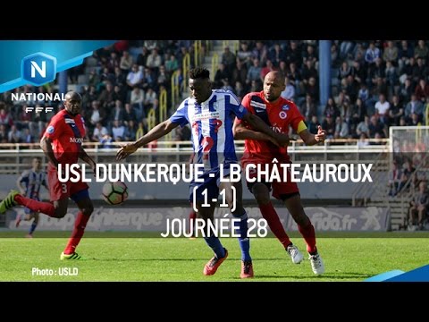 J28 : USL Dunkerque - LB Châteauroux (1-1), le résumé