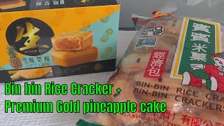 Rice Crackers Asian Bin Bin, Unboxing