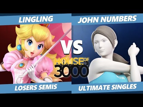 Xeno 204 Losers Semis - LingLing (Peach) Vs. John Numbers (Wii Fit) Smash Ultimate - SSBU