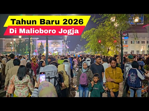 MALIOBORO YOGYAKARTA SAAT TAHUN BARU 2026 SANGAT RAMAI | WISATA JOGJA TERBARU