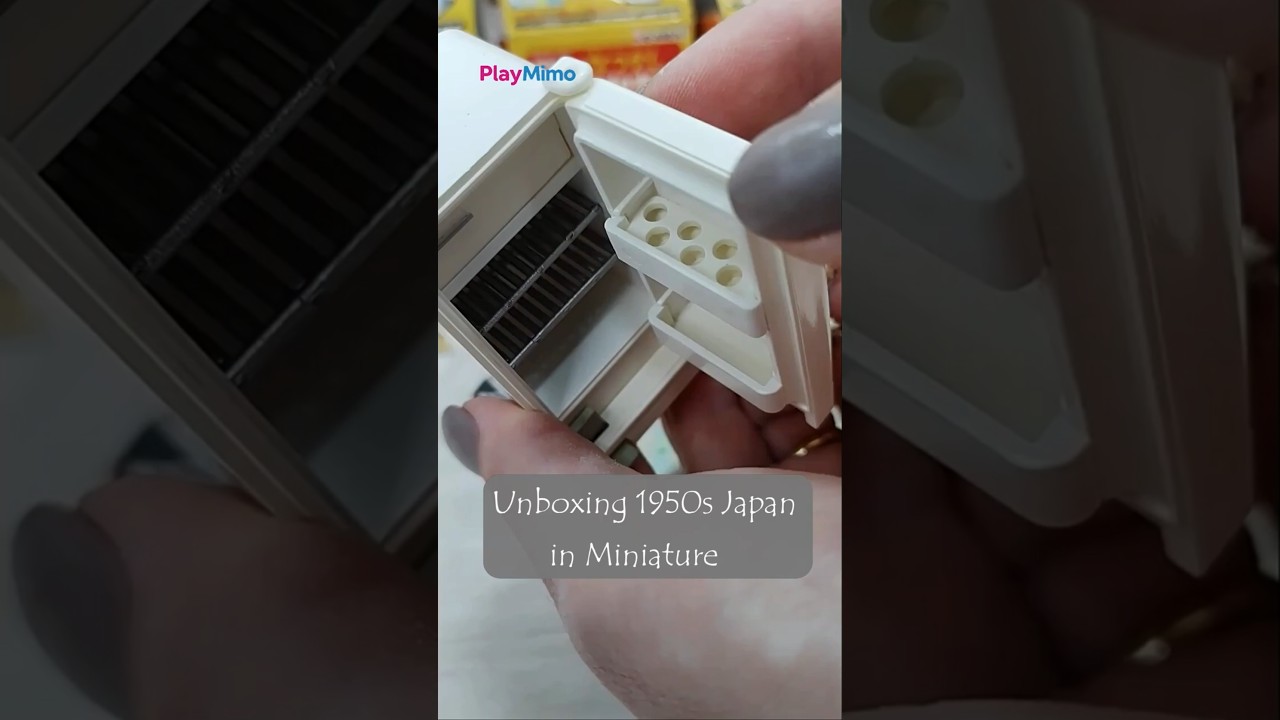 ASMR Unboxing: Vintage Hitachi Miniature Collection (1950s Japan Retro) 📺✨ #shorts #asmr #unboxing