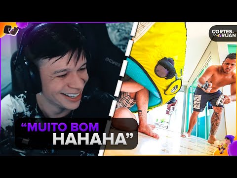 ARUAN REAGE: ESCONDE ESCONDE NIVEL HARD COM AIRSOFT NA CASA DO LAGO (RENATO GARCIA) -Cortes do Aruan