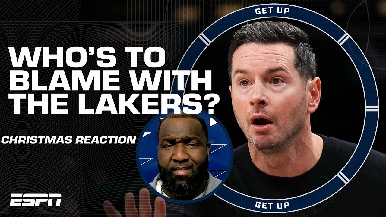Perk CALLS OUT JJ Redick after Lakers' Christmas loss 🗣️ 'ALWAYS someone else's fault!' | Get Up