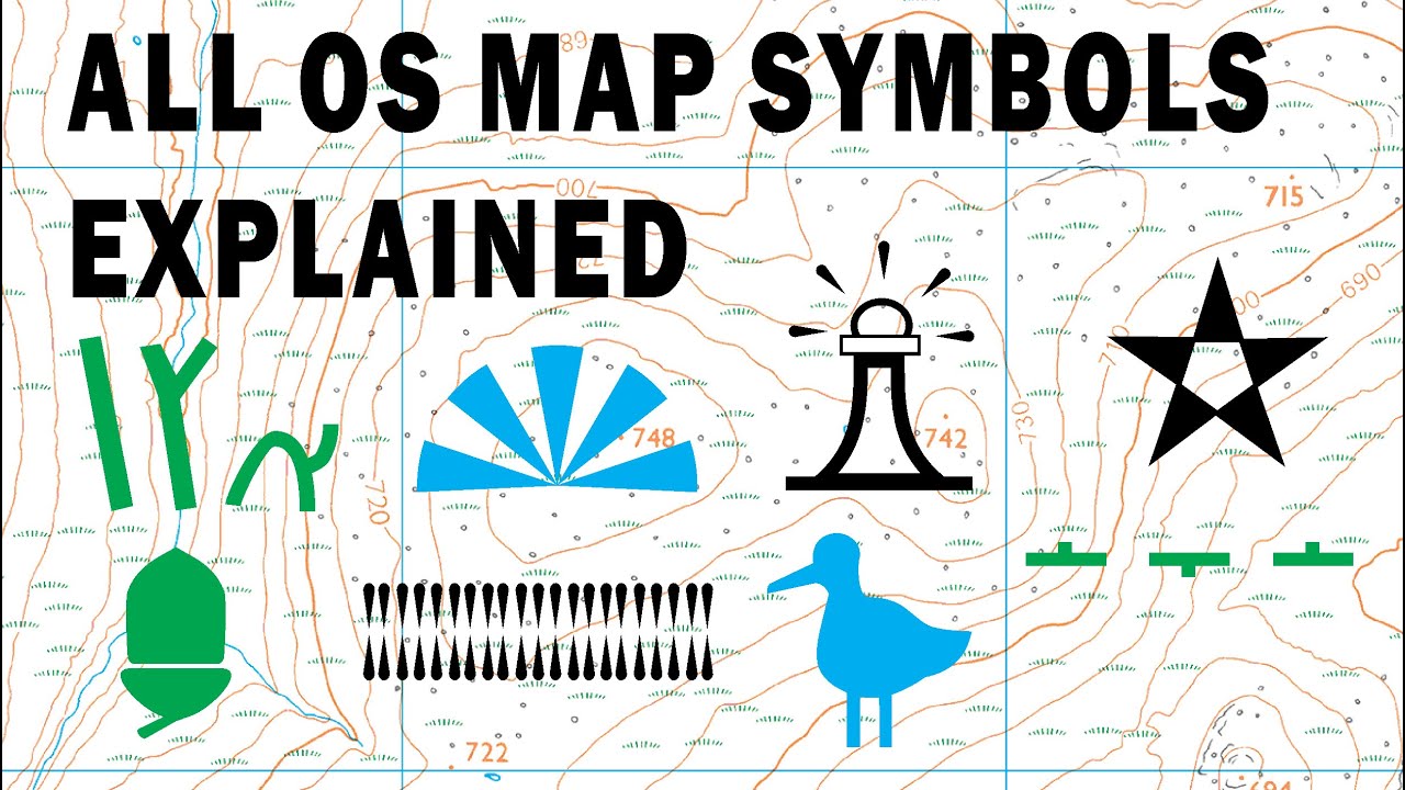 Every Ordnance Survey Symbol explained