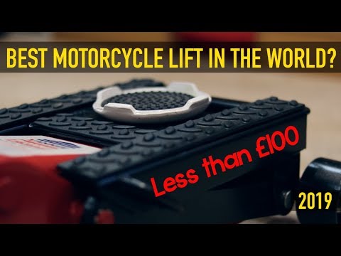 The best motorcycle lift EVER? - combination bike/car jack