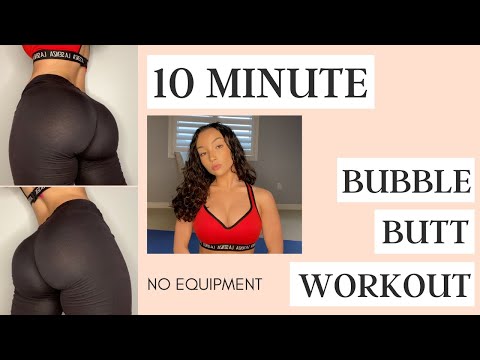 10 MINUTE BUBBLE BUTT WORKOUT | follow along | no equipment