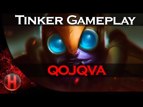 qojqva 6863 MMR Tinker Gameplay Dota 2