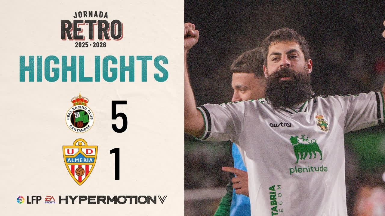 Real Racing Club vs Almería Highlights