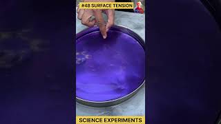 surface tension #48 | science experiment #experiment #science #shorts